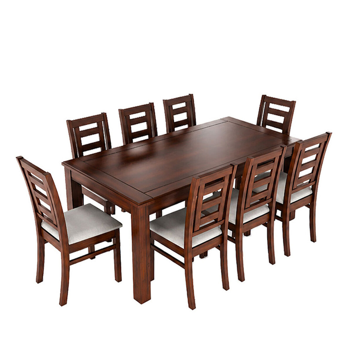 Juego de Comedor Muebles Hema Sevilla 8 Sillas Nogal