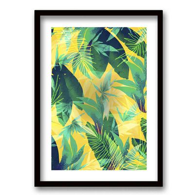 Imagen 1 del producto Cuadro Decorativo Retela Tropical Leaves 50 x 35 cm
