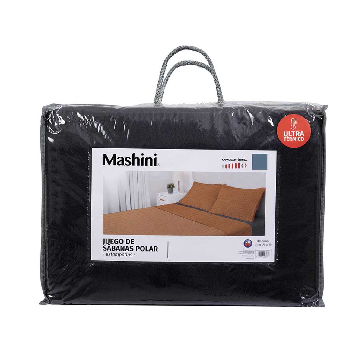 Juego de Sábanas Polar Estamapado Mashini 2 Plazas Puebla