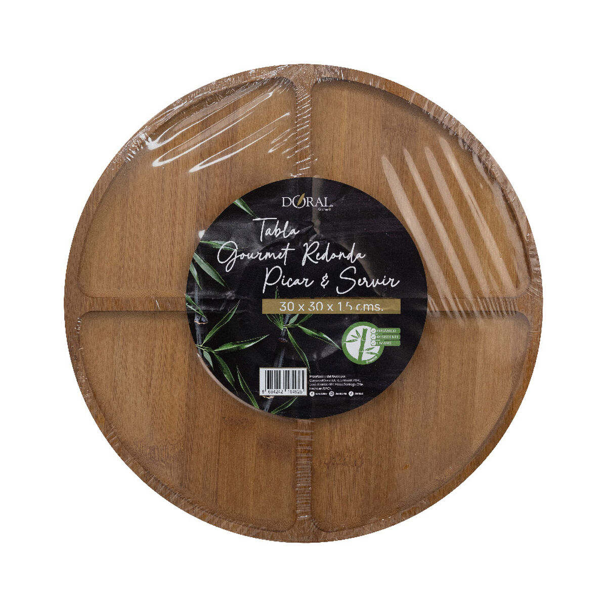 Tabla Picar/Servir Doral Bamboo Redonda 30 cm