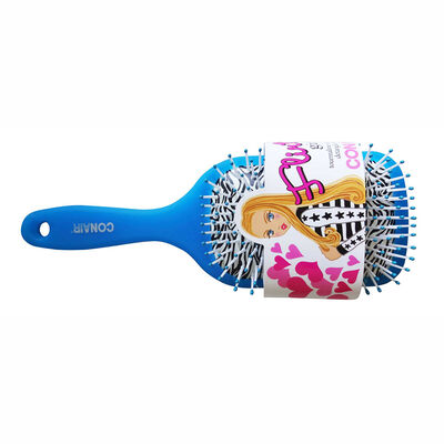 Cepillo Cuadrado Acolchado Flirty Girl Azul