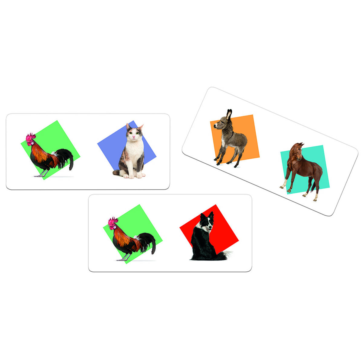 Juego de Domino Animales de la Granja Clementoni