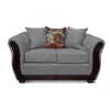 Juego de Living Elegant Detail Girona Sof&aacute; 2 Cuerpos + Dos sillones 1 Cuerpo Gris