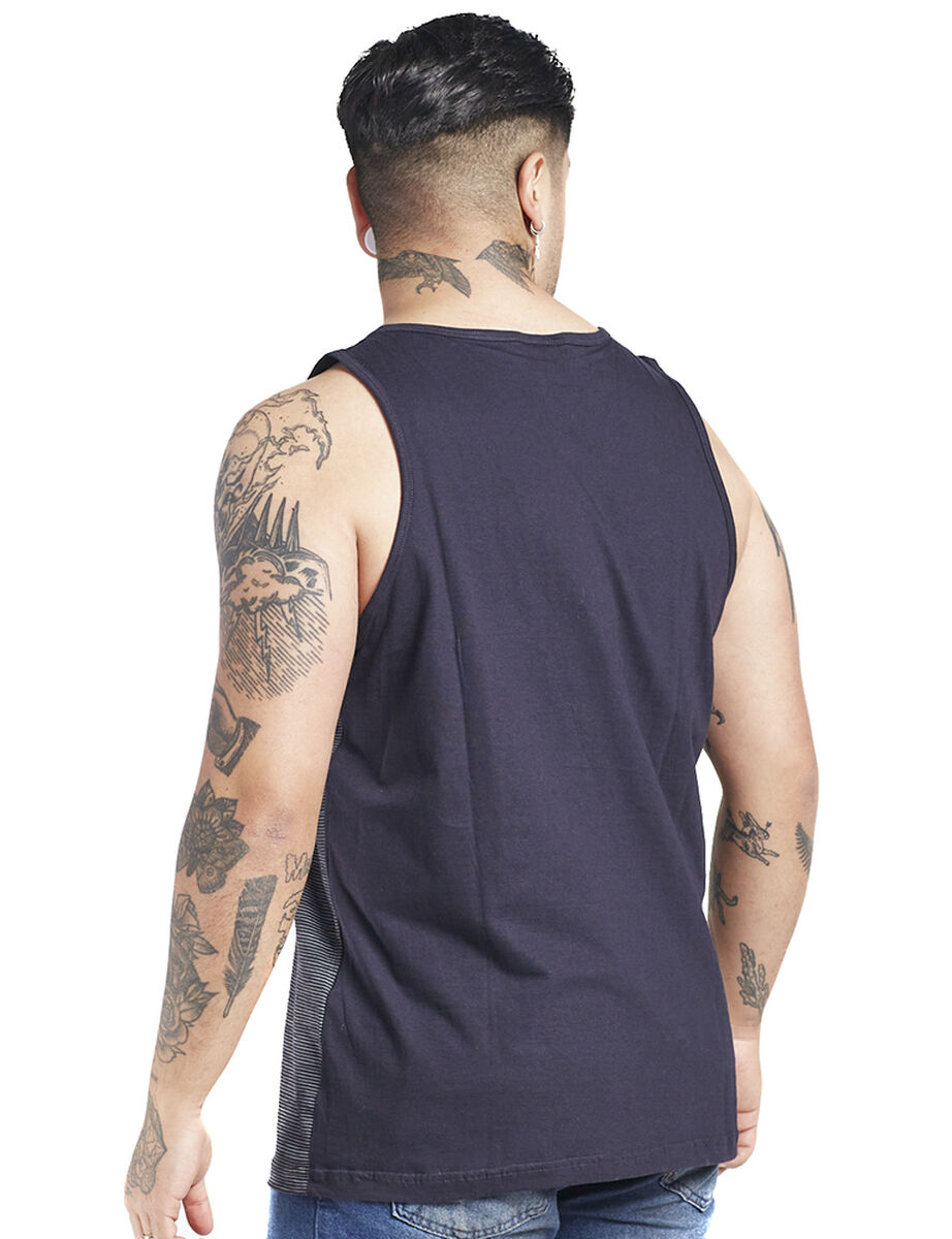 Polera de Algodón sin Mangas Hombre Gangster Spirit