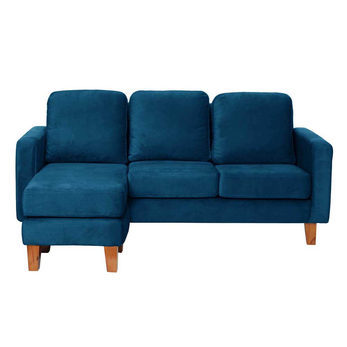 Sofá Seccional Intercambiable Latam Home Venecia 3 Cuerpos Azul Petróleo