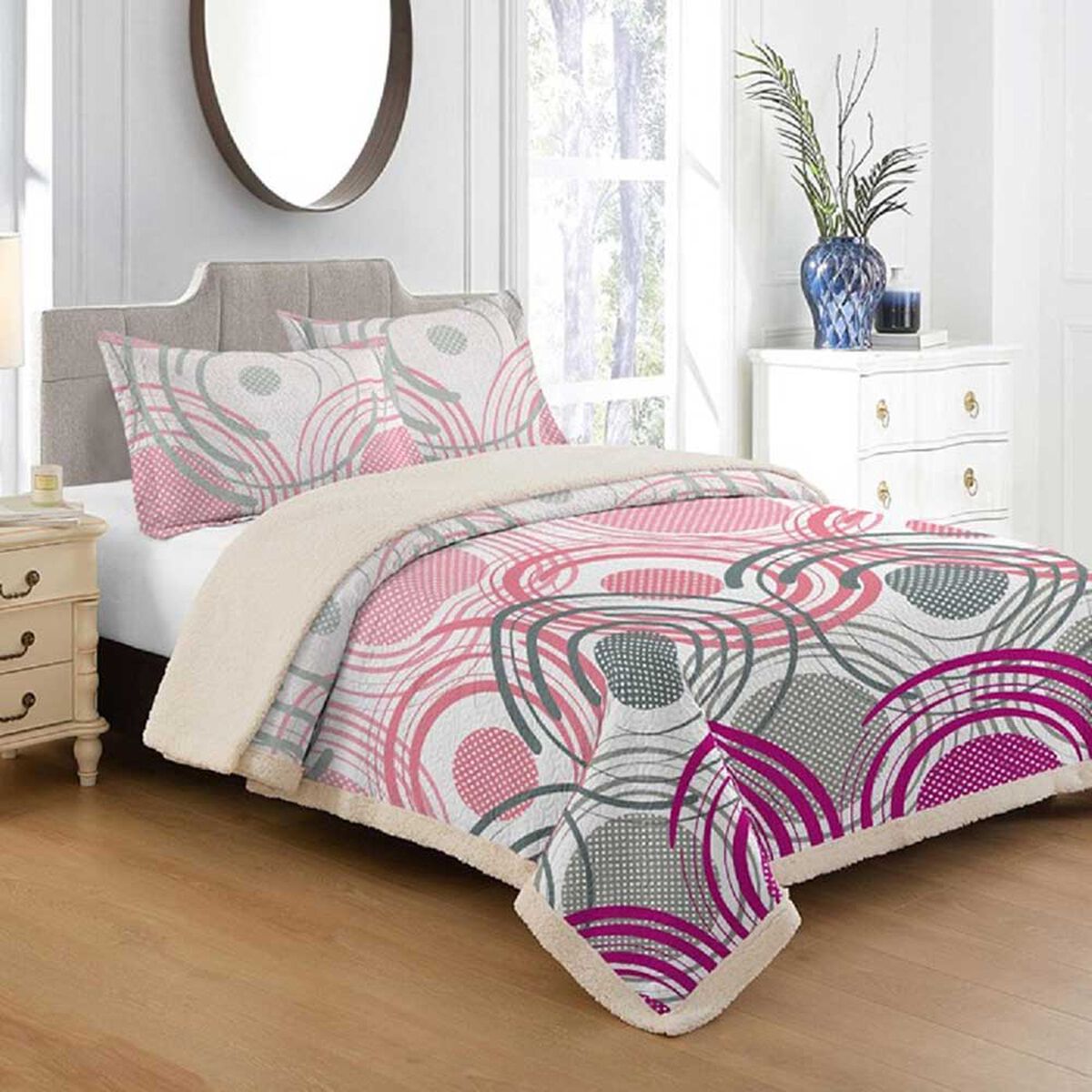 Quilt Estampado Illusions 1,5 Plazas Sherpa Rysy