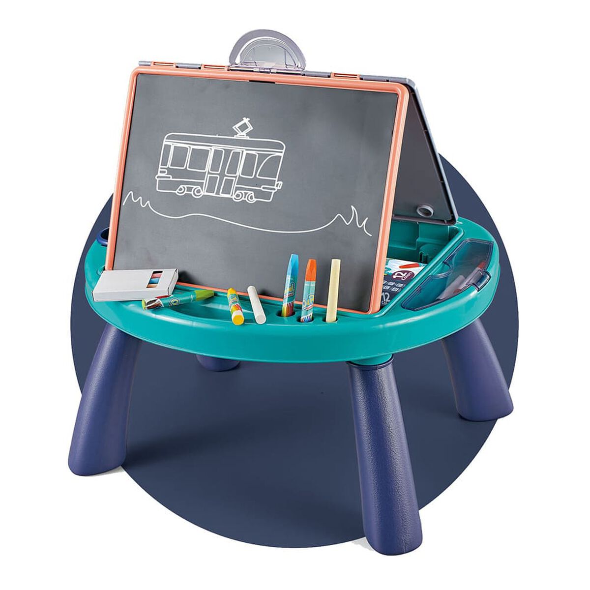 Mesa de Juego y Dibujo con Accesorios Bebesit Azul