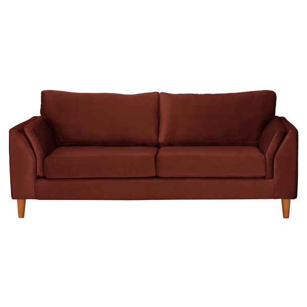 Sofá Latam Home Milan 3 Cuerpos Chocolate