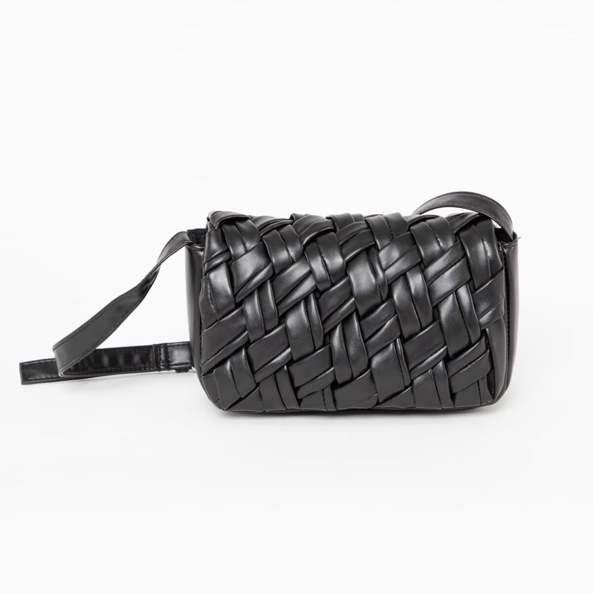 Bolso Cross Ecocuero Negro Fiorucci
