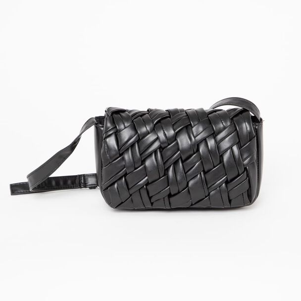 Bolso Cross Ecocuero Negro Fiorucci
