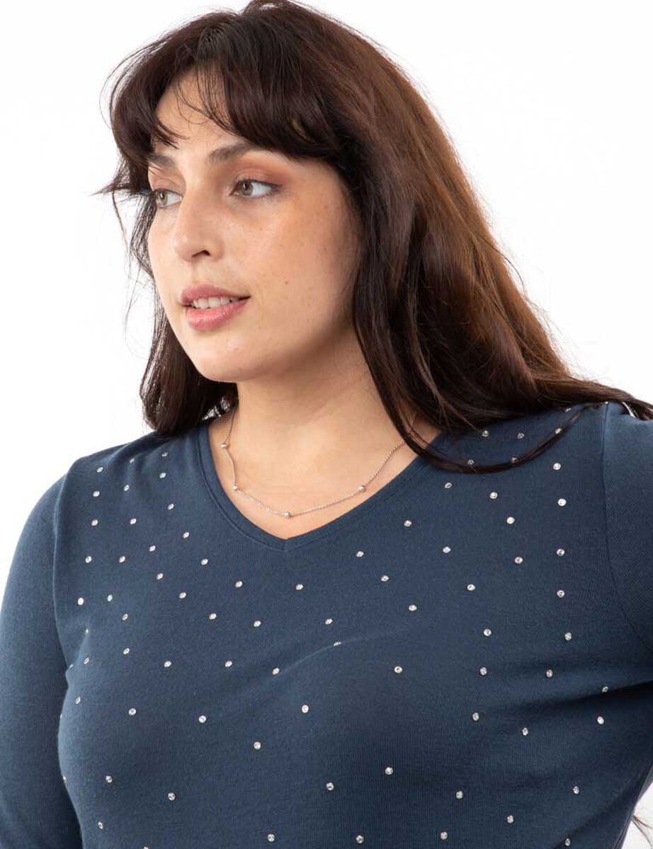 Sweater Con Apliques Mujer Extralindas