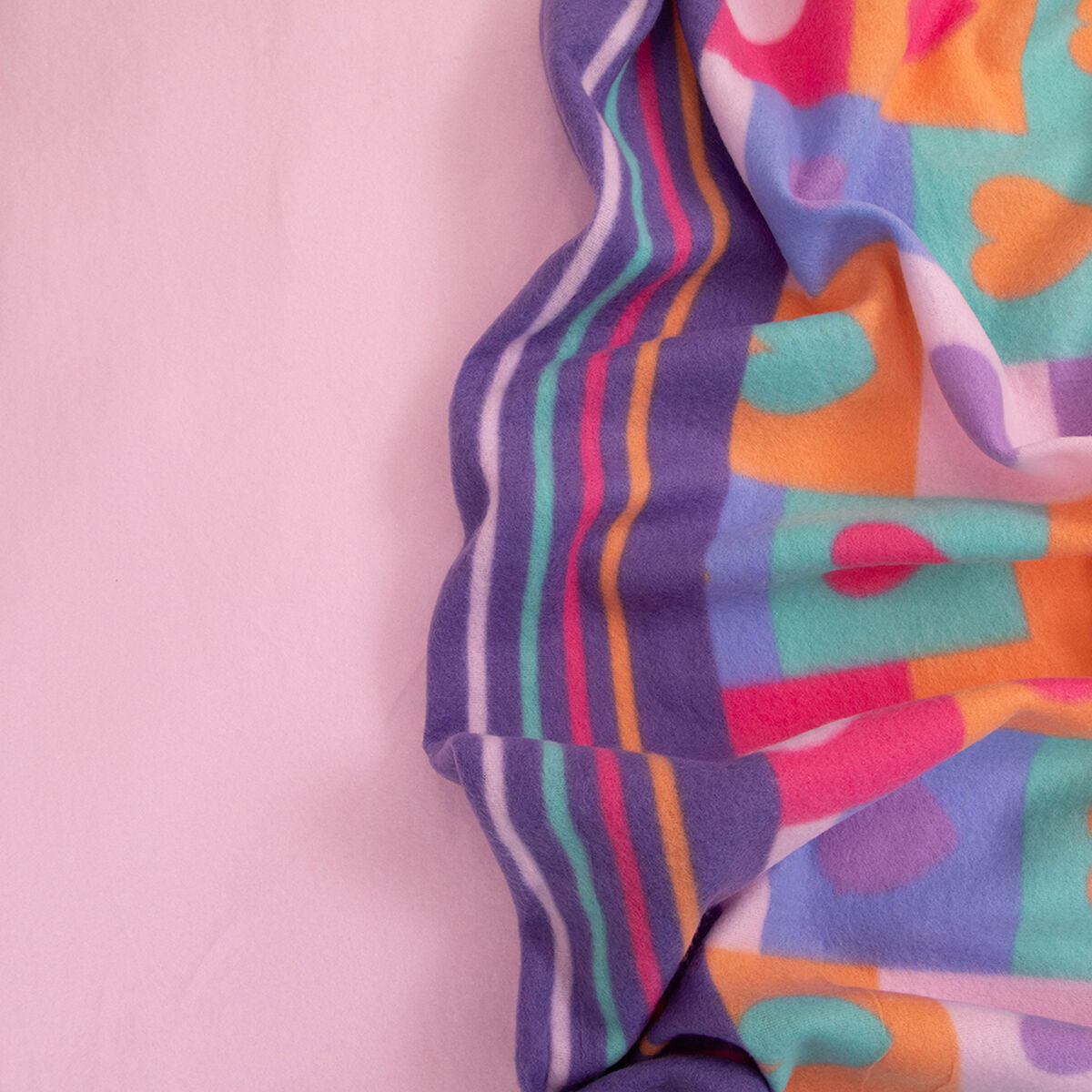 S&aacute;bana de Polar Doral 1,5 Plazas Senses Coraz&oacute;n