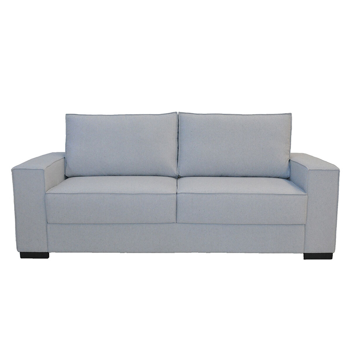 Sofá Tela Kea Potenza 3 Cuerpos Beige