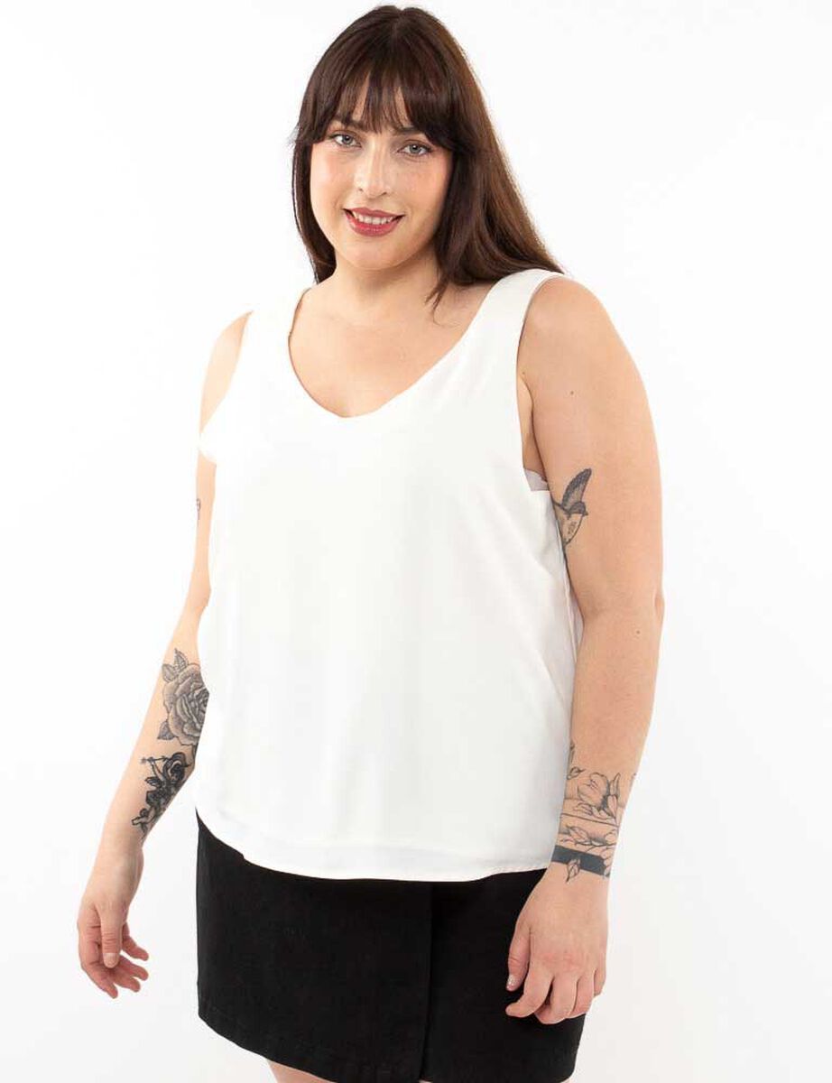 Blusa Sin Mangas Mujer Extralindas
