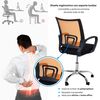 Combo Oficina Escritorio Avellana + Silla New York Negra y Naranjo Arthome