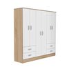 Clóset CIC Maipo Olmo Blanco 6 Puertas 4 Cajones