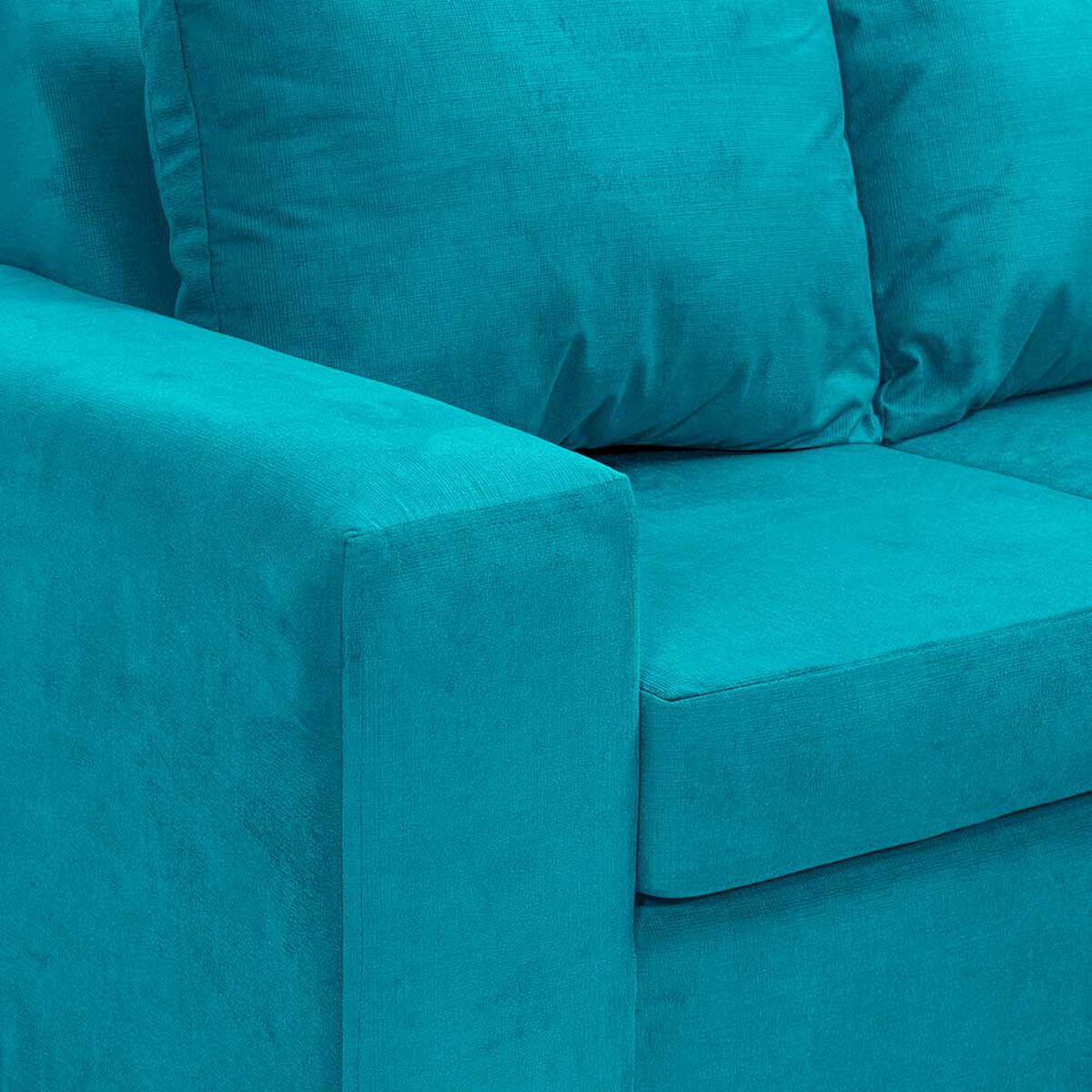 Juego de Living Innovamuebles Kahlo Sofá 3 Cuerpos + Dos Pouf 1 Cuerpo Calipso