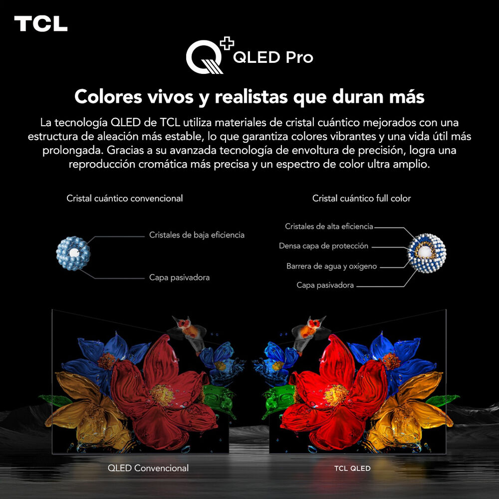 Smart TV Mini LED 75" TCL 4K UHD Google TV 75C6K, foto 8