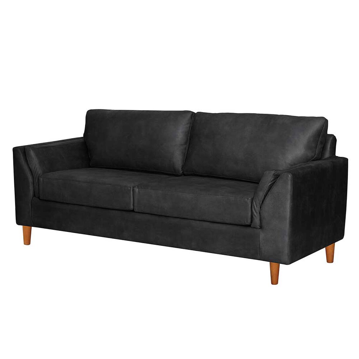 Sofá Latam Home Milan 3 Cuerpos Negro