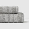 Set 2 Toallas de Ba&ntilde;o American Family Gris