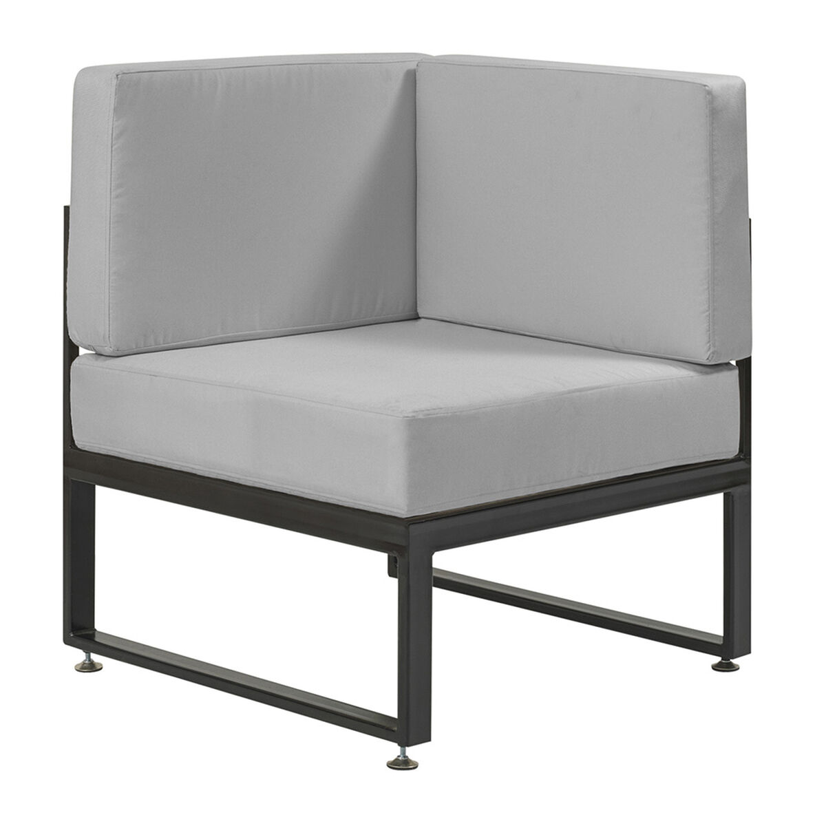 Sillón Esquinero para Terraza Innovamuebles Ulmo 1 Cuerpo Gris Perla 