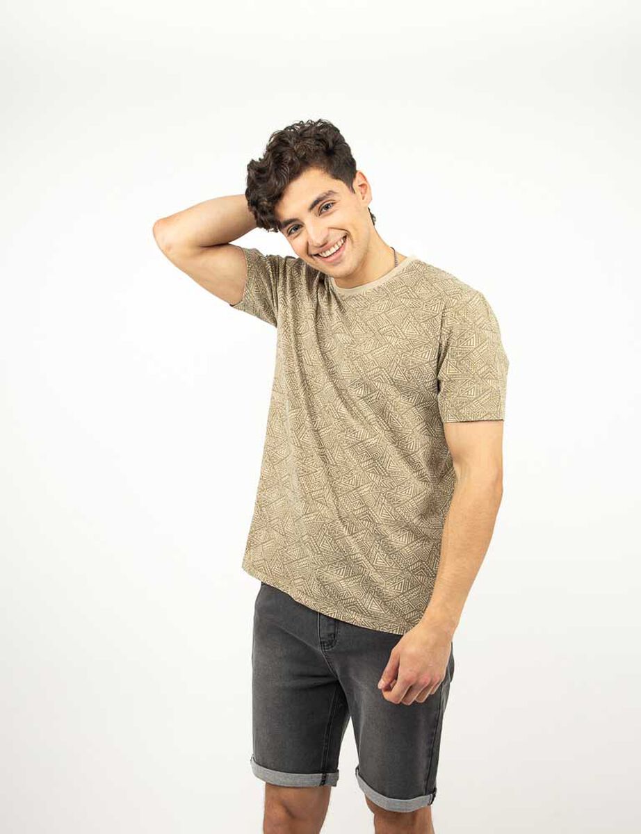 Polera Manga Corta Hombre Icono