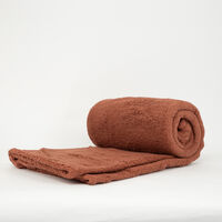 Frazada Sherpa Color Casanova 1,5 Plazas Terra