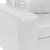 Juego de Living Innovamuebles Kahlo Sofá 3 Cuerpos + Dos Sillones 1 Cuerpo Blanco