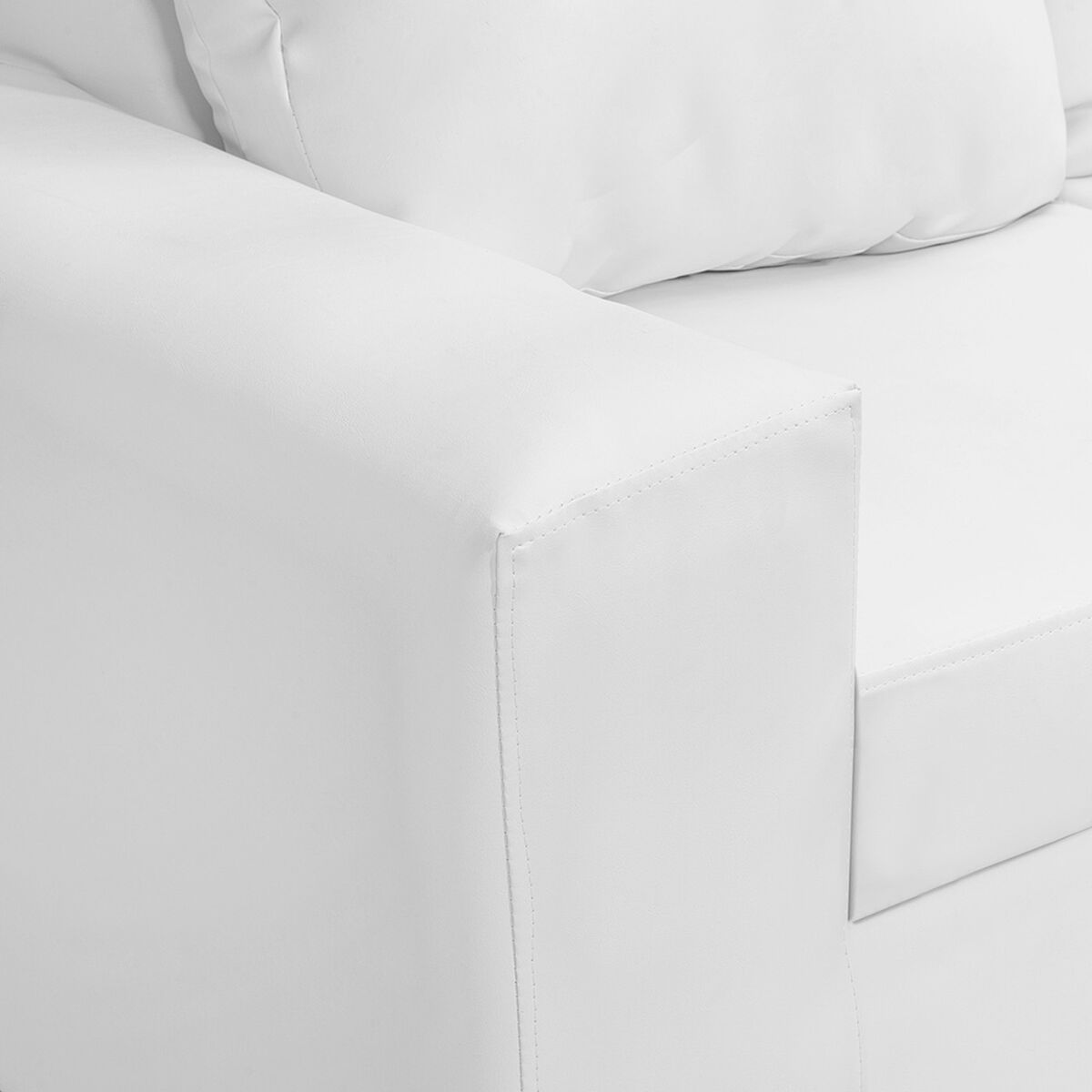 Sofá Seccional Innovamuebles Kahlo 3 Cuerpos Blanco
