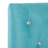 Respaldo Bodevir 1,5 Plazas Diamond Turquesa
