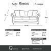 Sof&aacute; Latam Home Rimini 2 Cuerpos