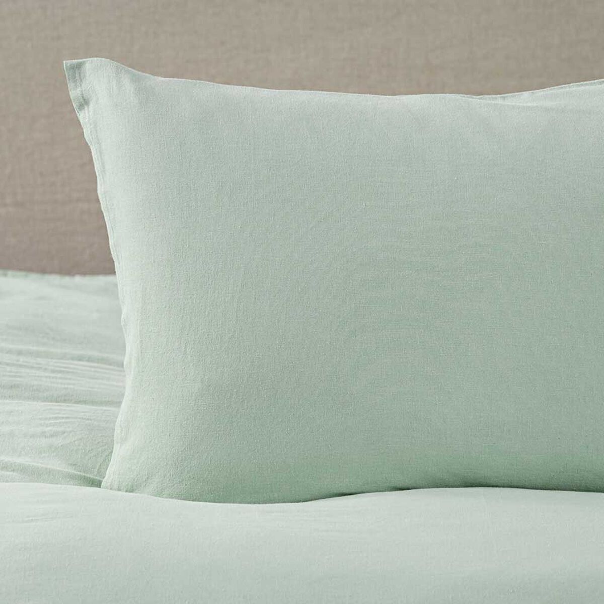 Funda de Plum&oacute;n Cannon 1.5 Plazas Liso Sage