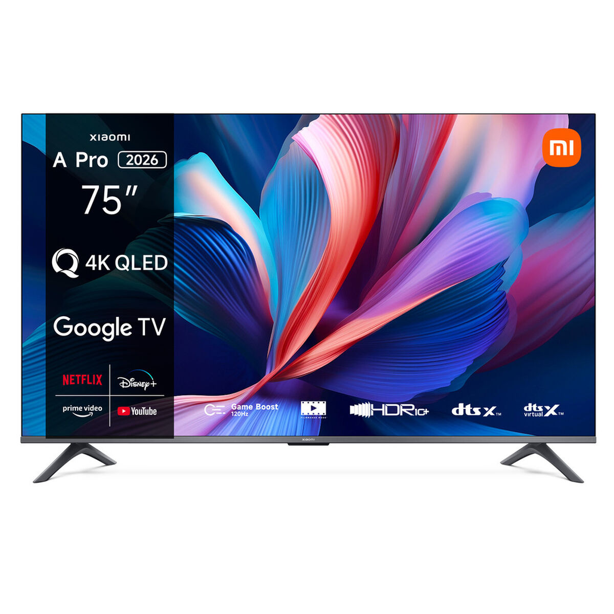 Smart TV QLED 75&quot; Xiaomi 4K UHD Google TV A Pro 2026