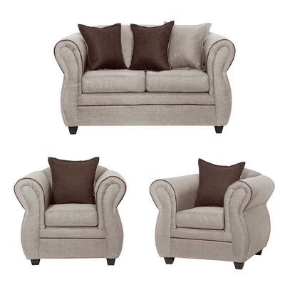 Imagen 1 del producto Juego de Living Black Factory Emili 4 Cuerpos Beige