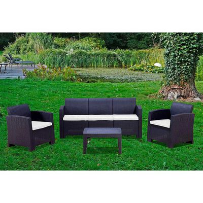 Imagen 2 del producto Juego de Living para Terraza Northwest Milano Sofá 3 Cuerpos + Dos Sillones 1 Cuerpo