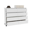 Cómoda Vekkahome Coimbra 8 Cajones Blanco