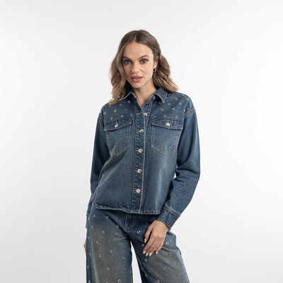 Chaqueta Denim Mujer Soviet
