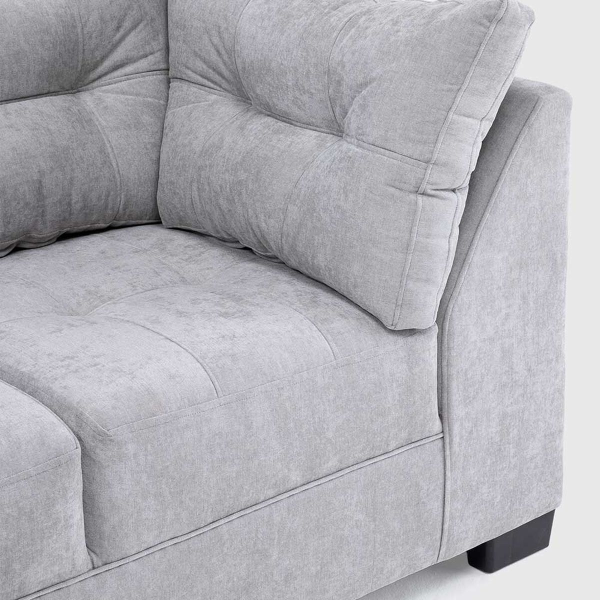 Sofá Muebles MPR Edimburgo 3 Cuerpos Gris Claro