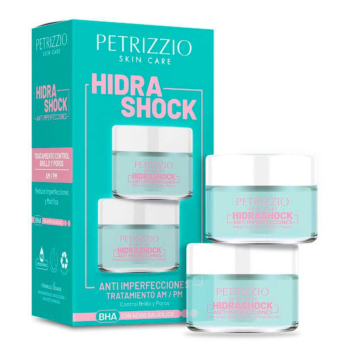 Set Crema Gel Hidrashock Anti Imperfecciones D&iacute;a + Noche