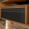 Rack TV Home Mobili Spot Hasta 60" Café Negro