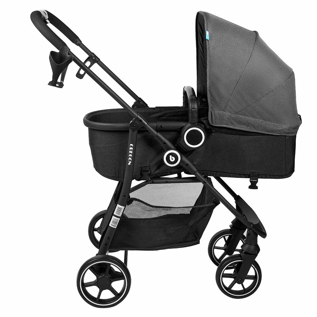 Coche Travel System Isofix Oregon Gris Bebeglo