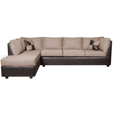 Seccional Black Factory Donato 3 Cuerpos Beige