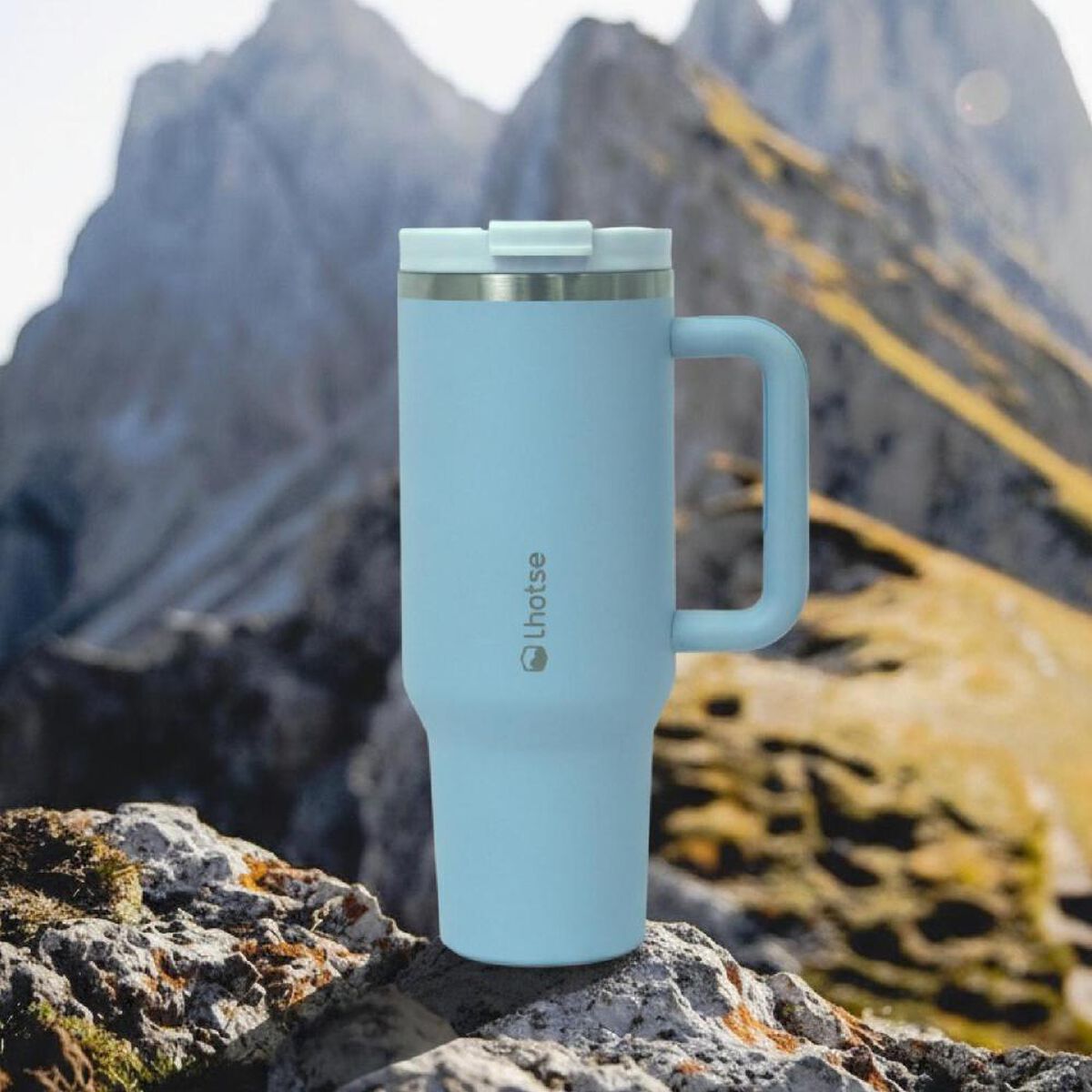 Vaso T&eacute;rmico Tumbler Lhotse Acero Inoxidable con Tapa 1180ml Azul Cielo