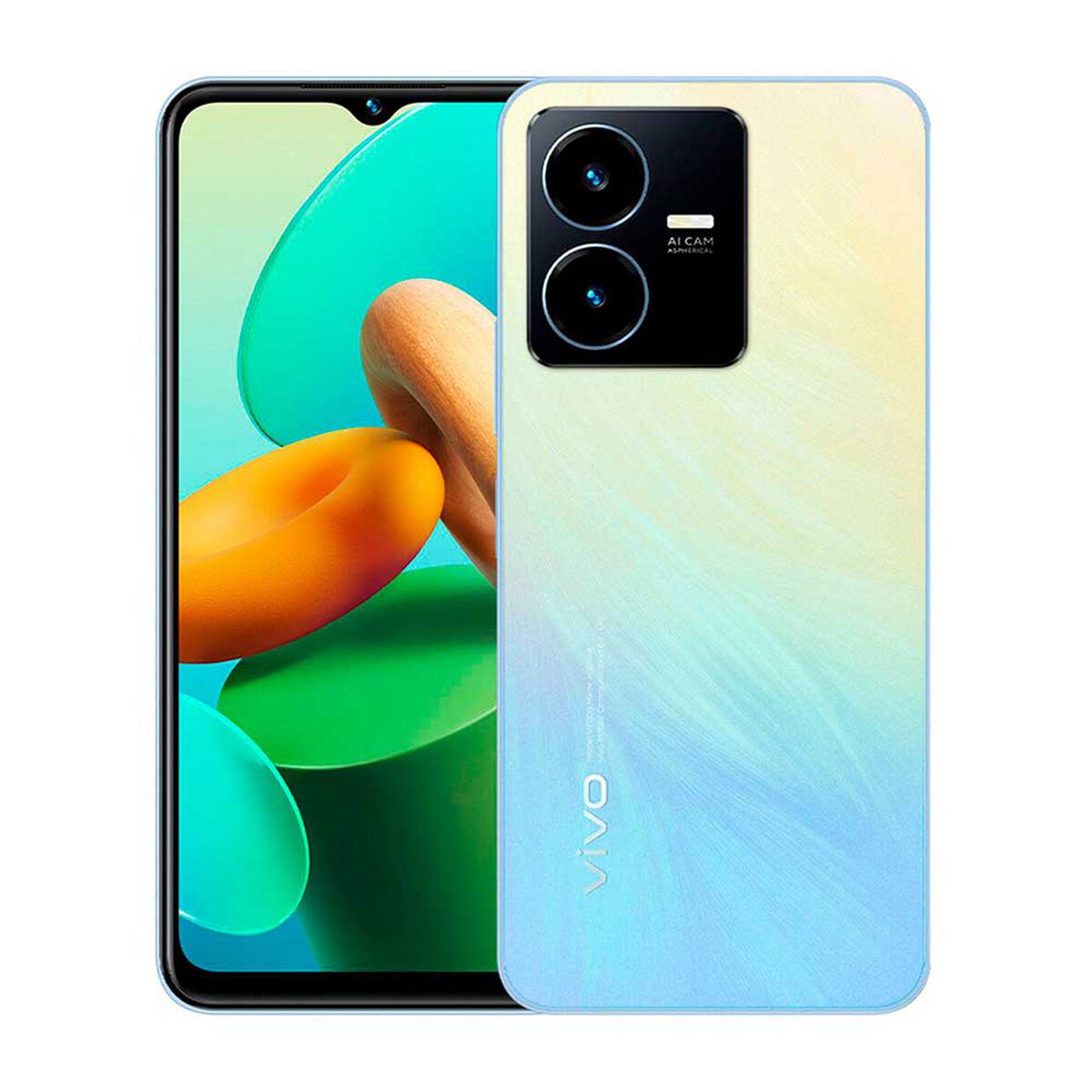 Celular Vivo Y22s 128GB 6,55" Cyan Liberado