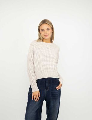 Imagen 1 del producto Sweater Mujer Icono Crudo, Fucsia, Negro, Petroleo