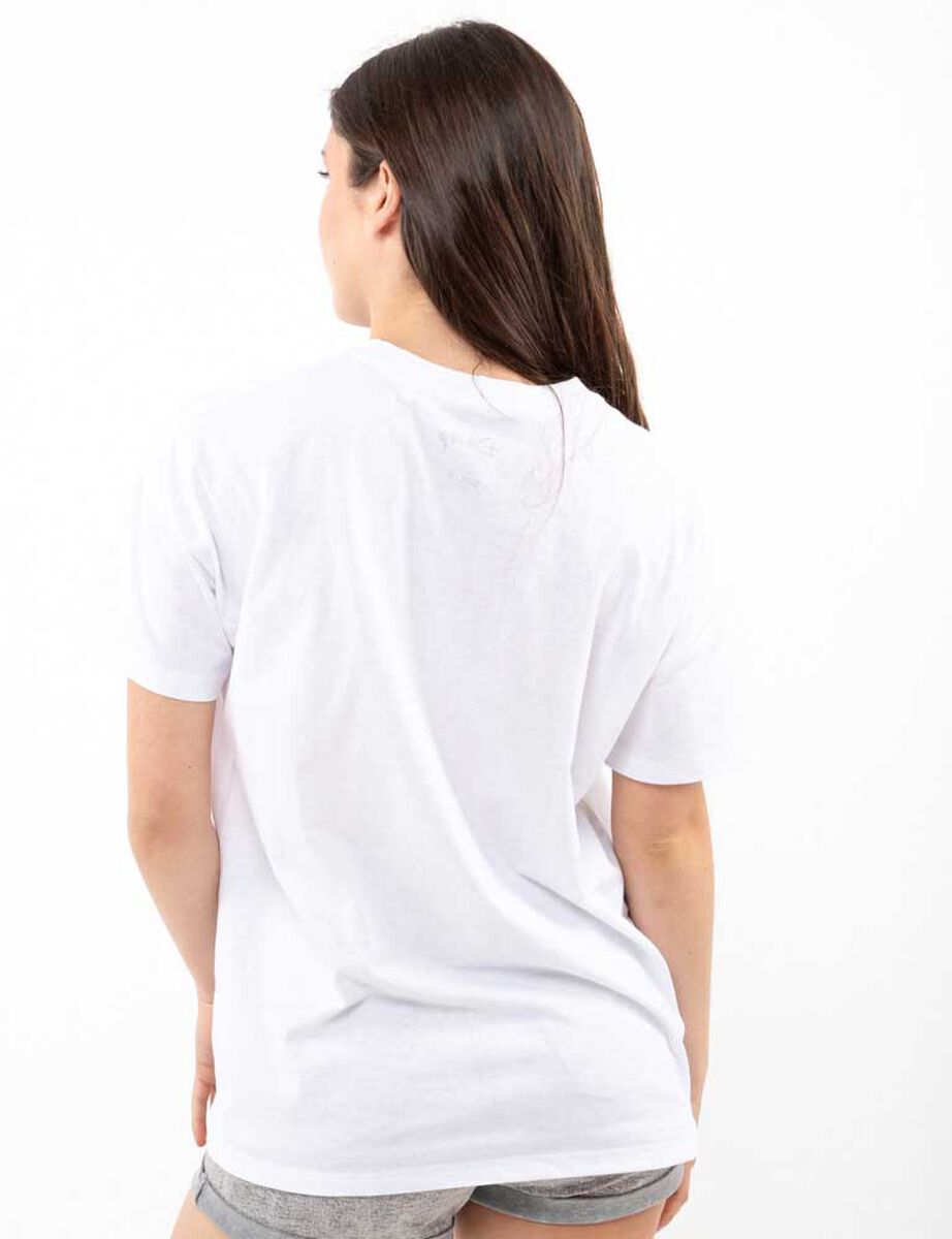 Polera Dibujos Animados Manga Corta Mujer Icono