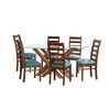 Juego de Comedor Latam Home Merida 6 Sillas Turquesa