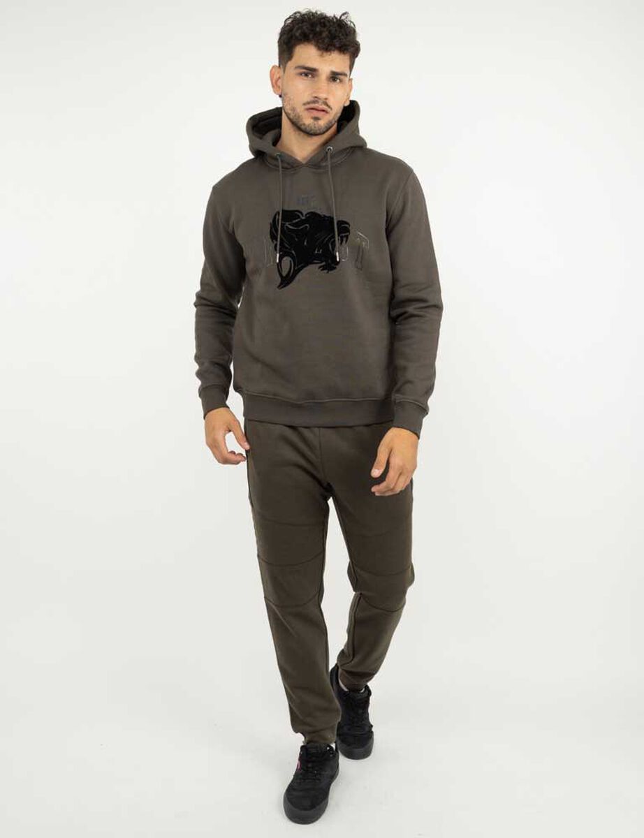 Poler&oacute;n Tigre Hoodie Hombre Zibel