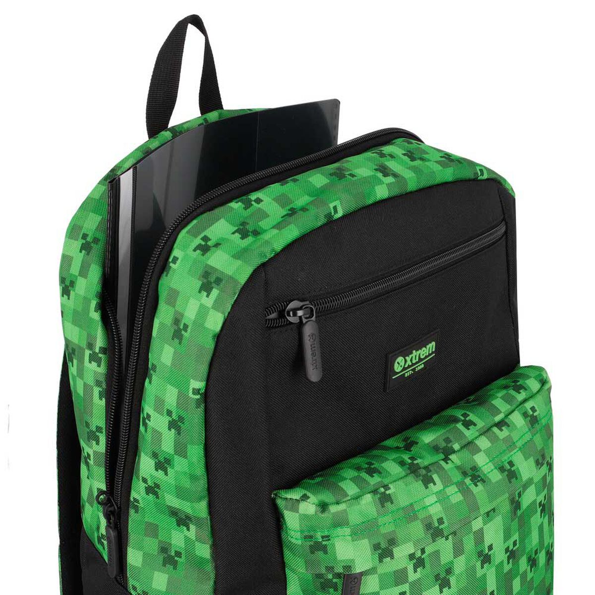 Megapack 6XT Mochila Ni&ntilde;o Xtrem Pixels Verde