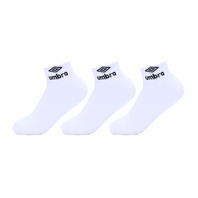 Imagen 1 del producto Pack 3 Calcetas Deportivas de Algodón Hombre Umbro Blanco